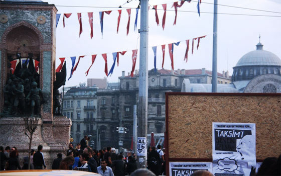 Taksim Meydanı trafiğe kapandı galerisi resim 13