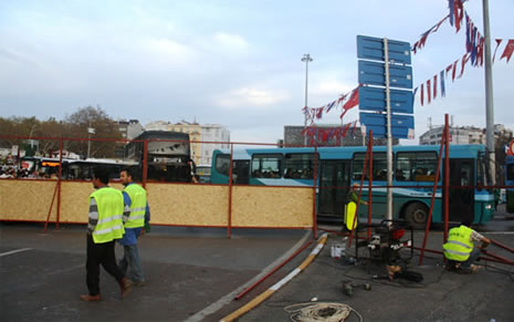 Taksim Meydanı trafiğe kapandı galerisi resim 21