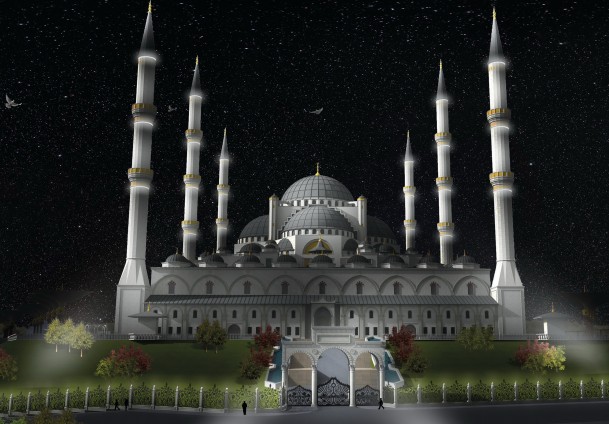 İşte Çamlıca'ya yapılacak cami galerisi resim 1