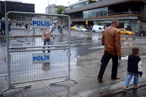 Taksim'de 1 Mayıs önlemleri galerisi resim 14