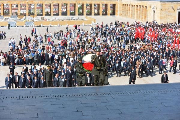 19 Mayıs'ta Anıtkabir ziyaret edildi galerisi resim 9