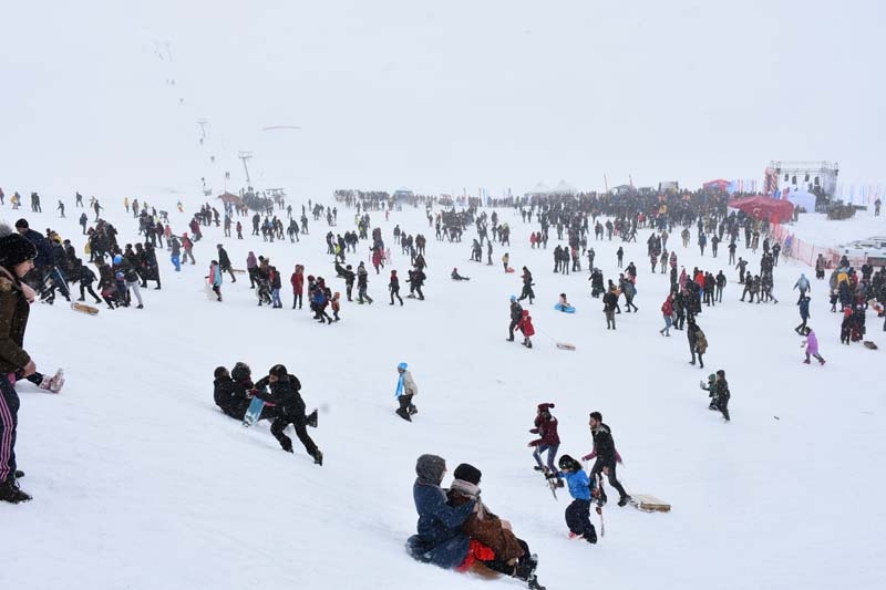 2 bin 800 metrede kar festivali galerisi resim 12