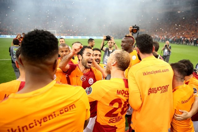 Galatasaray'ın 'Şampiyonluk' coşkusu galerisi resim 32