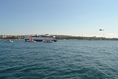 İstanbul Boğazı'ndaki tatbikat nefes kesti galerisi resim 18