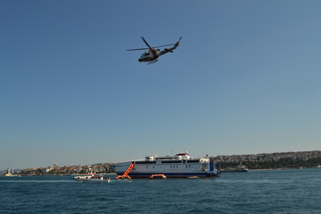 İstanbul Boğazı'ndaki tatbikat nefes kesti galerisi resim 23