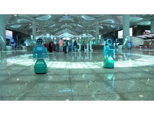 İstanbul Havalimanı’nın robotları görücüye çıktı