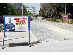 Tarsus’ta tam kapanmada yol çalışmalarına hız verildi