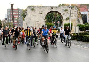 Mersin’de pedallar sağlık için çevrildi