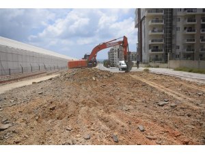 Alanya Belediyesi yol çalışmalarında yeni tekniğe geçti