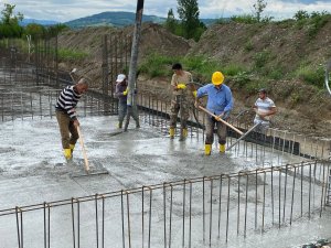 BEÜ Çaycuma Kampüsünde Amfi ve derslik binasının temeli atıldı