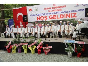 Devrek’te 28. hafızlık icazet merasimi büyük ilgi gördü