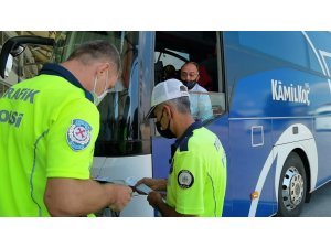 Bursa’da şehirler arası otobüs seferleri polis kontrolü altında