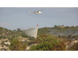 Uşak’ta çıkan yangın kontrol altına alındı