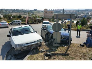 Samsun’da kavşakta kaza: 3 yaralı