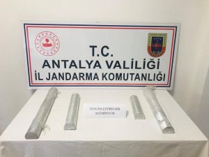 Antalya’da jandarmadan zenginleştirilmiş saf alüminyum operasyonu