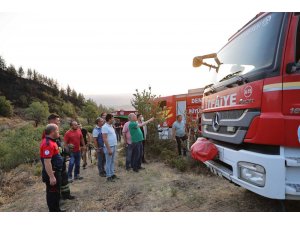 Orman yangınlarına karşı başarılı mücadele eden Denizli Büyükşehre çifte gurur