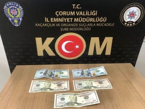 Çorum polisinden sahte para operasyonu