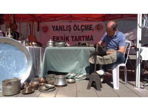 Osmanlı mesleği bakır kalaycılığının Kırıkkale’deki son temsilcisi Ahmet usta