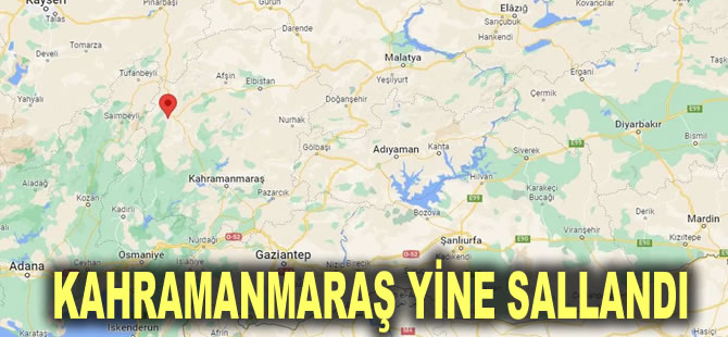 Kahramanmaraş yine sallandı: Çevre illerde de hissedildi