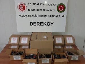 Gümrük muhafaza ekipleri 450 bin liralık uçucu yağ ele geçirdi