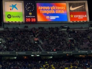 El Clasico’da Türkiye’de yaşanan afet için dayanışma çağrısı yapıldı