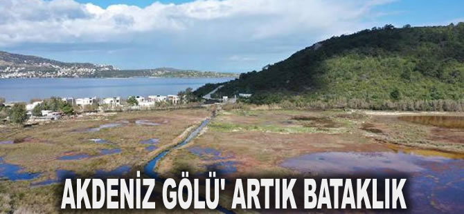 60'tan fazla kuş ve balık türünün eviydi... 'Akdeniz Gölü' artık bataklık