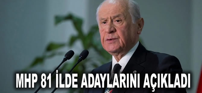 Cumhur’da ortak liste çıkmadı: MHP 81 ilde adaylarını açıkladı