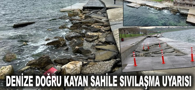 Yaklaşık 2 yıldır çökmeye devam ediyor: Denize doğru kayan sahile sıvılaşma uyarısı