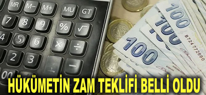 Hükümetin kamu işçileri için zam teklifi belli oldu