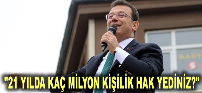 İmamoğlu, Erdoğan'ın 'Artık mülakat yok' açıklamasını böyle yorumladı: 21 yılda kaç milyon kişilik hak yediniz?