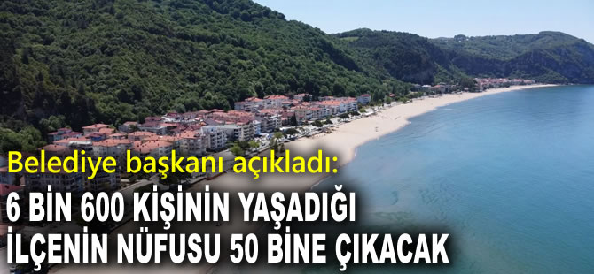 O ilçemizde bayram yoğunluğu: 6 bin 600 kişinin yaşadığı ilçenin nüfusu 50 bine çıkacak