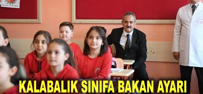 Kalabalık sınıfa bakan ayarı