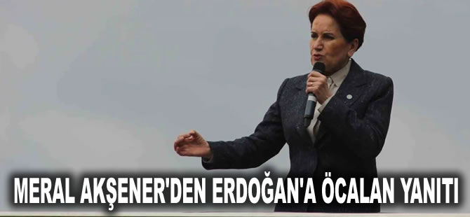 Meral Akşener'den Erdoğan'a Öcalan yanıtı: Oscar ödüllü bir tiyatro eseri