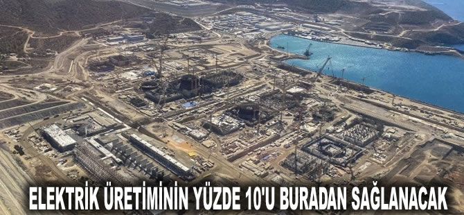 Elektrik üretiminin yüzde 10'u buradan sağlanacak