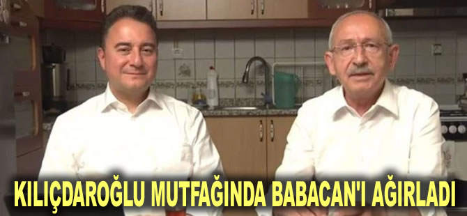 Kılıçdaroğlu mutfağında Babacan'ı ağırladı: Yakında şampiyonlar ligi kadrosunu göreceksiniz