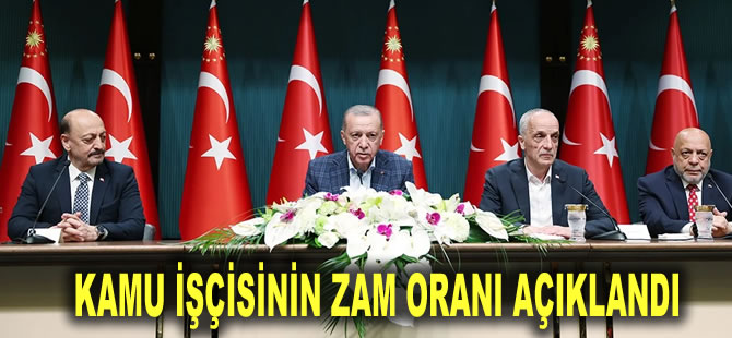 Kamu işçisinin zam oranı açıklandı