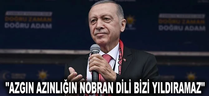 Cumhurbaşkanı Erdoğan: Kirli ellerin oyunları bizi yıldıramaz