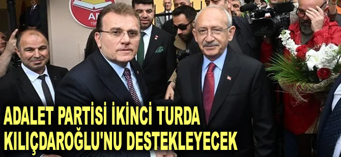 Adalet Partisi ikinci turda Kılıçdaroğlu'nu destekleyecek