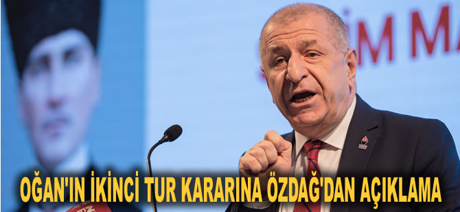 Oğan'ın ikinci tur kararına Özdağ'dan açıklama: Sadece kendi politik tercihi, Zafer Partisi'ni bağlamaz