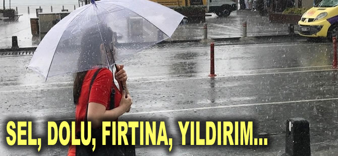 Meteoroloji 12 il için alarm verdi: Sel, dolu, fırtına, yıldırım...