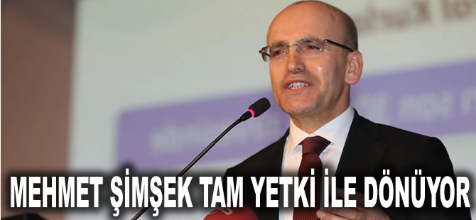 Mehmet Şimşek 'tam yetki' ilke dönüyor: Bloomberg, 'Erdoğan ve Bahçeli görüşmesinde netleşti' dedi