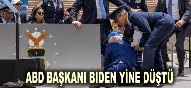 ABD Başkanı Biden yine düştü