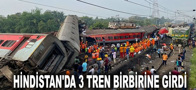 Hindistan'da 3 tren birbirine girdi: 288 ölü, 900'den fazla yaralı