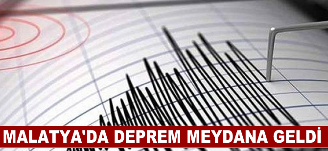 Malatya'da 4,3 büyüklüğünde deprem meydana geldi