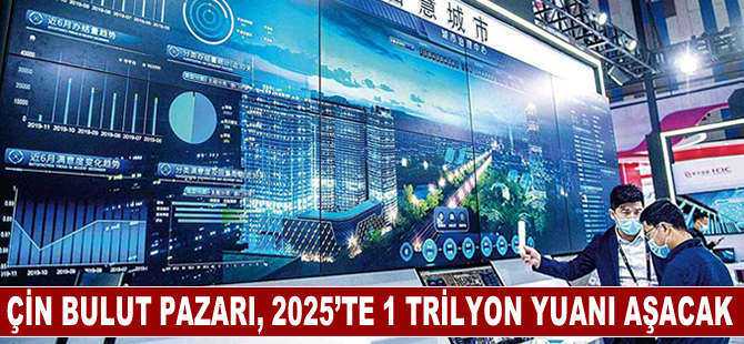 Çin bulut pazarı, 2025’te 1 trilyon yuanı aşacak