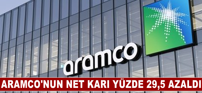 Aramco'nun net karı yılın ilk yarısında yüzde 29,5 azaldı