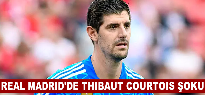 Real Madrid kalecisi Thibaut Courtois'nın çapraz bağları koptu