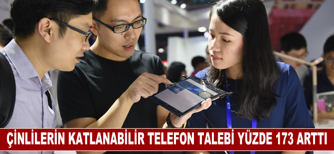 Çinlilerin katlanabilir telefon talebi yüzde 173 artış gösterdi