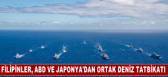 Japonya, ABD, Avustralya ve Filipinler ortak deniz tatbikatı düzenledi