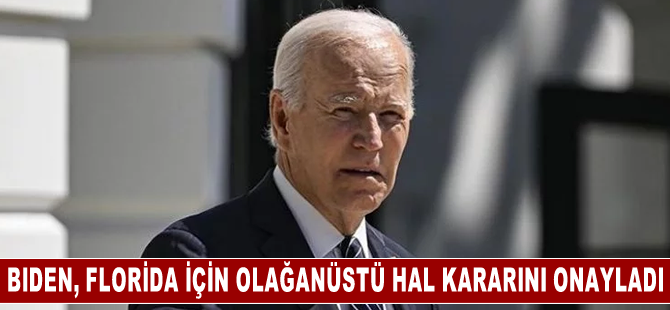 Biden, fırtına tehlikesi öncesi Florida için olağanüstü hal kararını onayladı